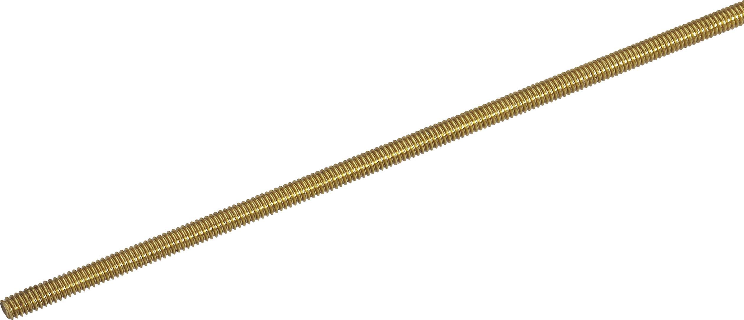 Reely 221786 Threaded rod M4 500 mm Brass 1 pc(s)