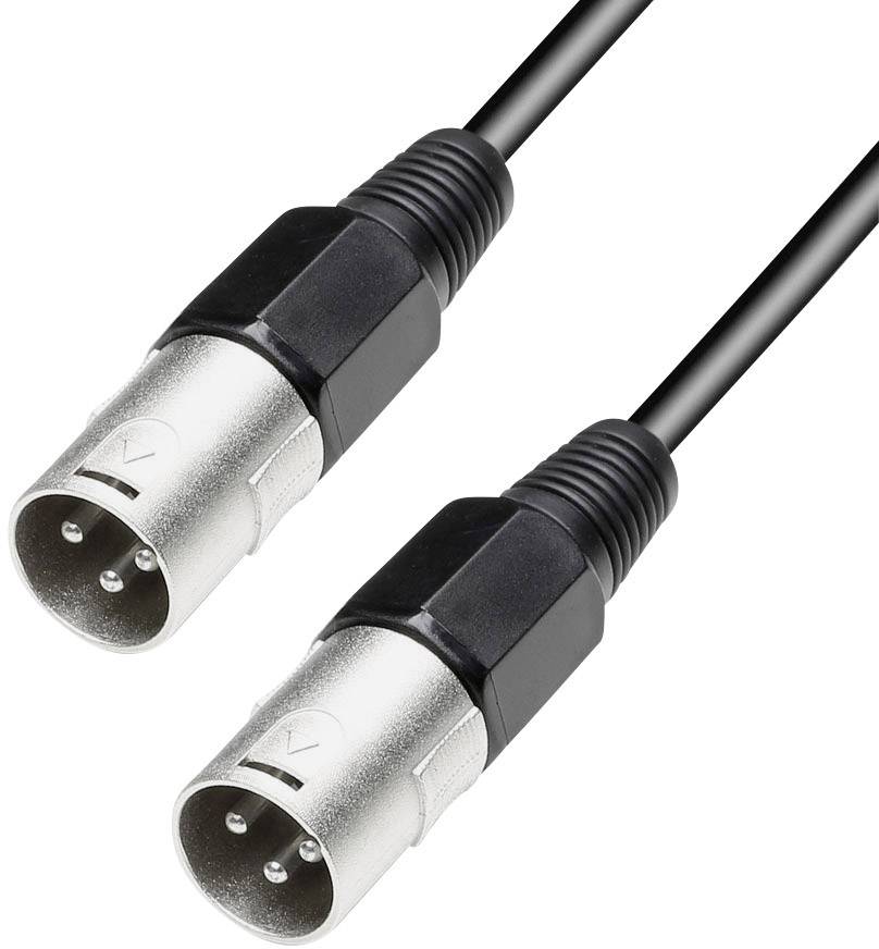 Paccs XLR Adapter cable [1x XLR plug - 1x XLR plug] 10.00 m Black