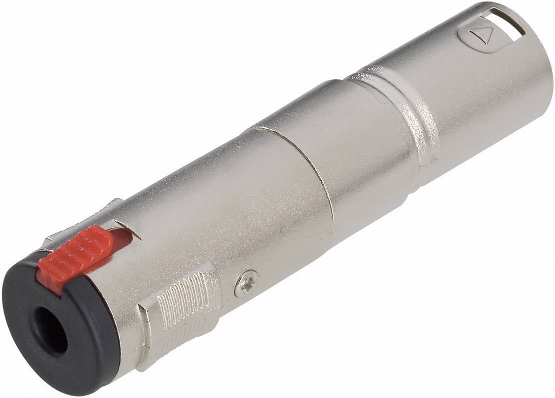 Paccs Audio/phono Adapter [1x XLR plug - 1x Jack socket 6.35mm] Silver