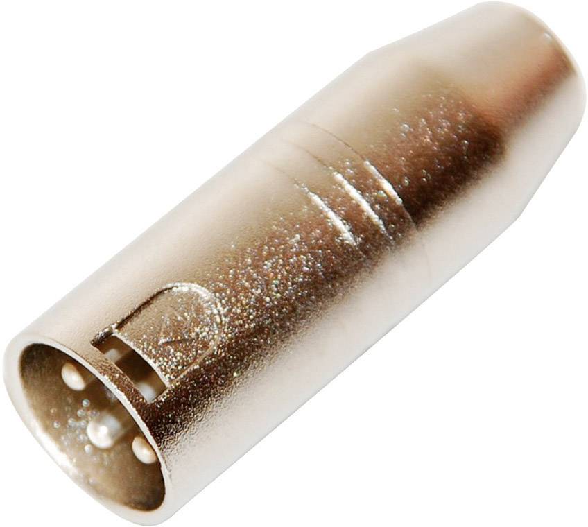 Paccs XLR Adapter [1x XLR plug - 1x Mini XLR plug] Silver