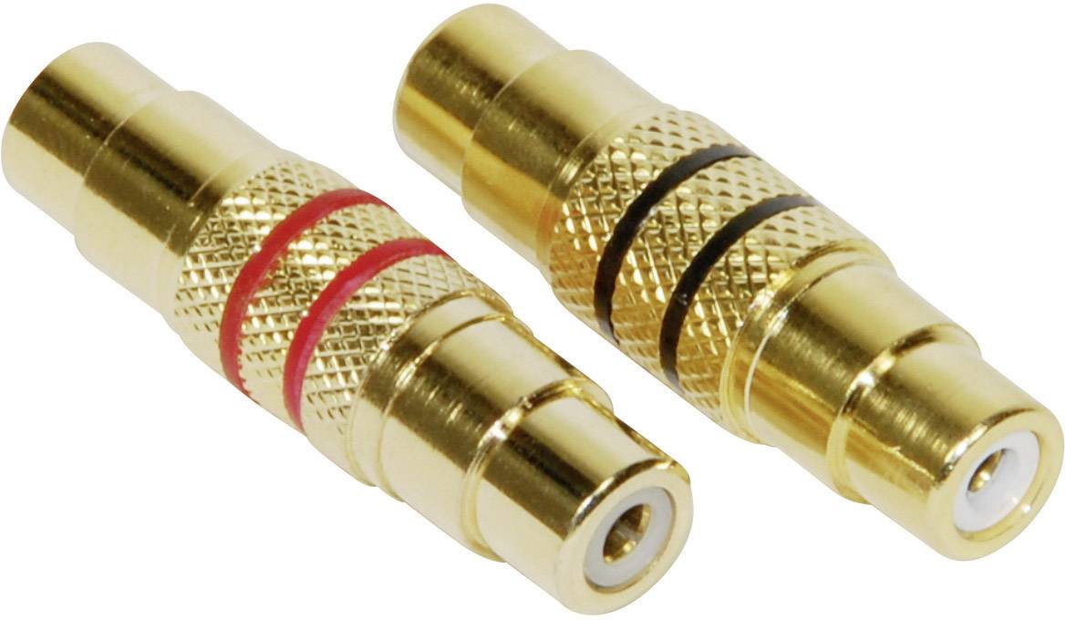 Paccs Audio/phono Adapter [1x RCA socket (phono) - 1x RCA socket (phono)] Gold