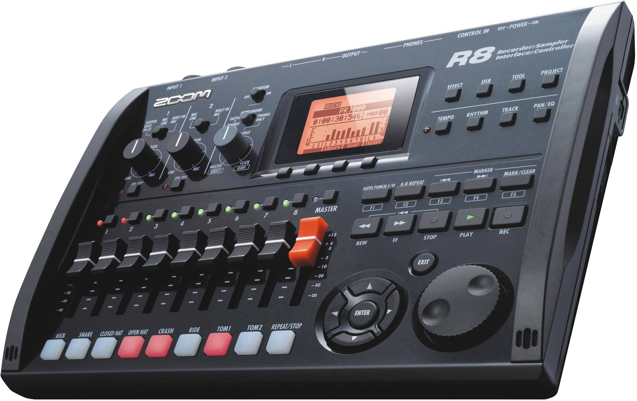 Zoom R8 Audio recorder Black