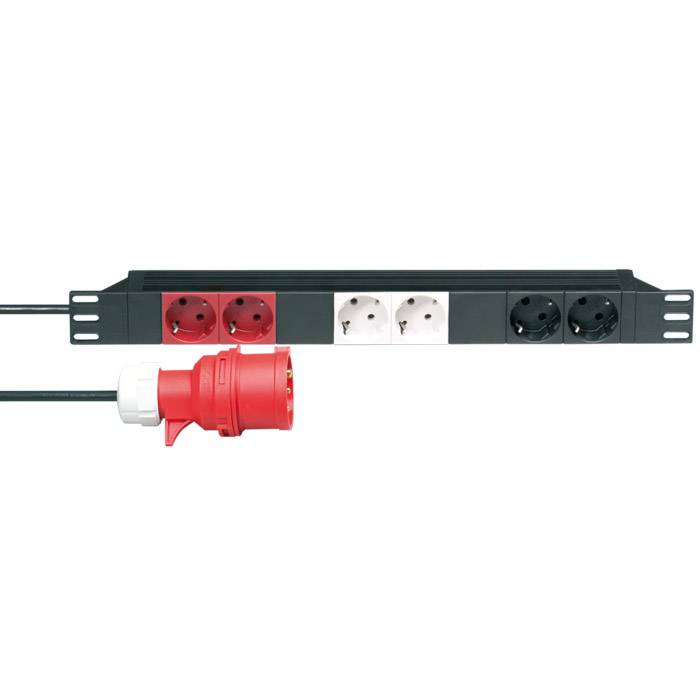 Adam Hall 87473 19" power distributor 6x 1 U