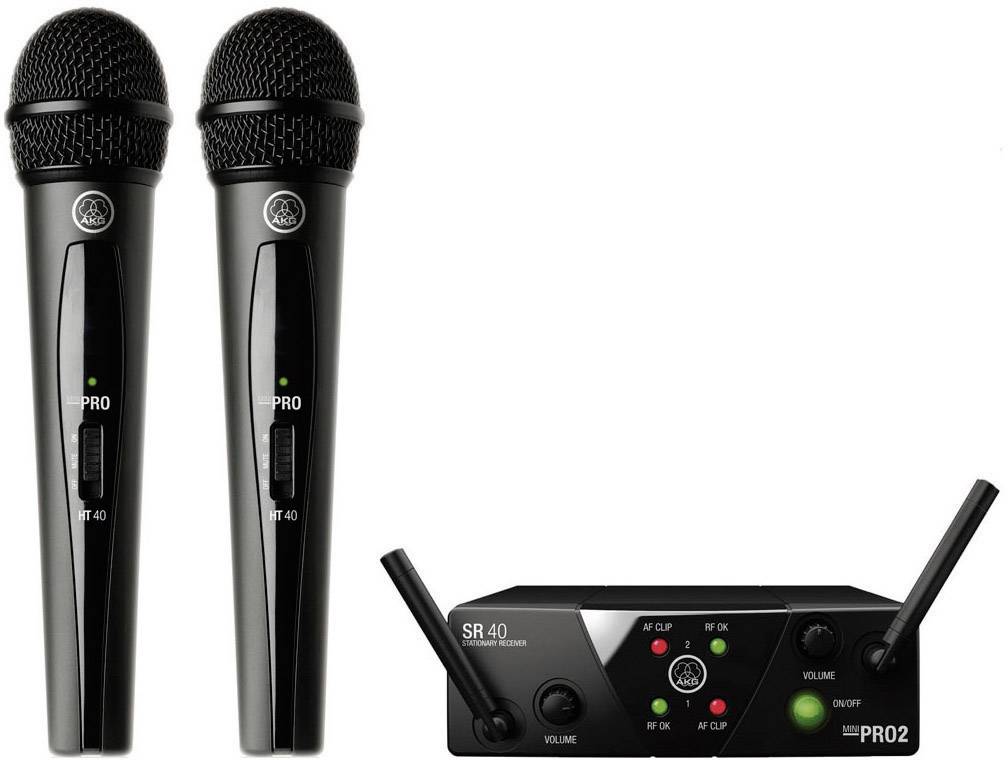 AKG WMS40MiniDual Wireless microphone set