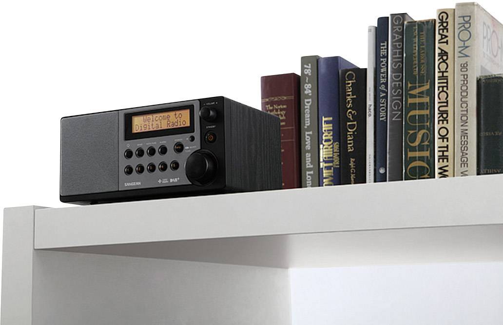 Sangean DDR-31+ Desk radio DAB+, FM AUX Black