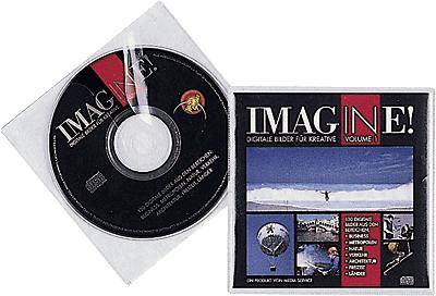 CD and case with the inscription 'IMAGINE! Digital Images for Creatives'. Contains 150 images of nature, sport and architecture.