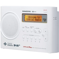 Sangean DPR-69+ Portable radio DAB+, FM Battery charger White Sangean DPR-69+ Portable radio DAB+, FM Battery charger White