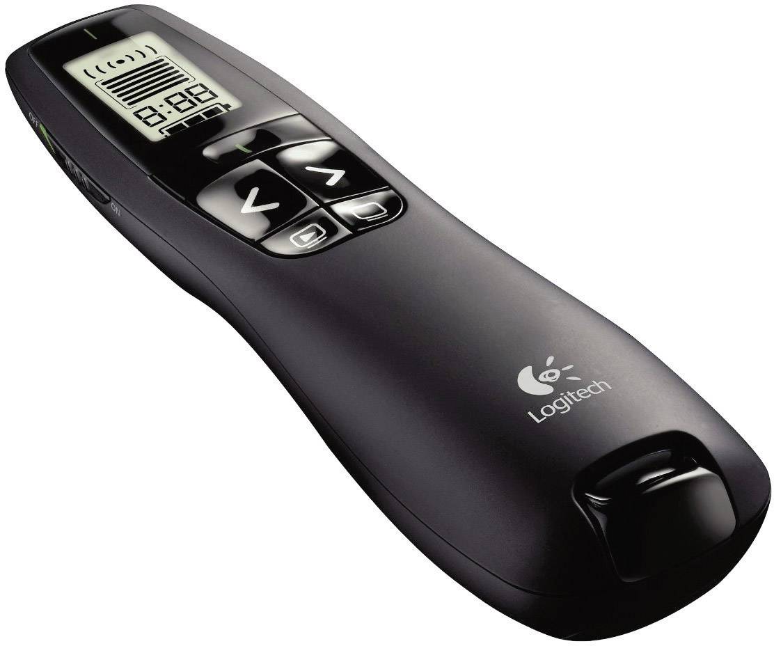 Logitech R700 Presenter incl. laser pointer, built-in display