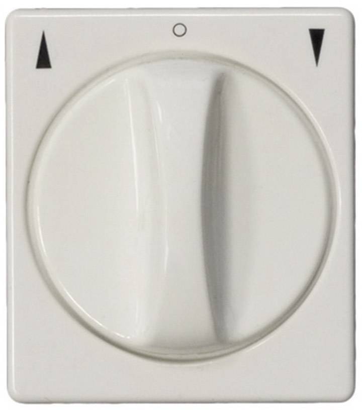 White dial with arrows indicating a rotational movement to the left or right.