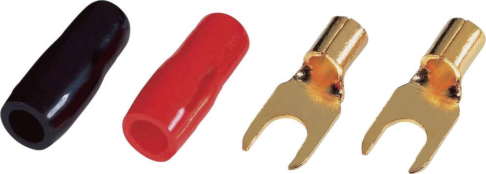 Sinuslive KSI 10 U terminal 10 mm² Hole Ø=5 mm Partially insulated Black, Red 10 pc(s)