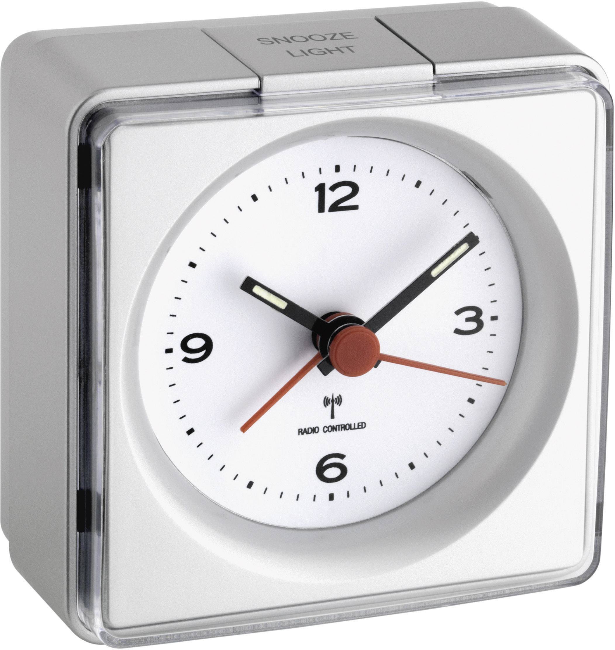TFA Dostmann 60.1501.54 Radio Alarm clock Silver Alarm times 1