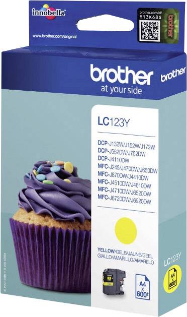 Brother Ink cartridge LC-123Y Original Yellow LC123Y