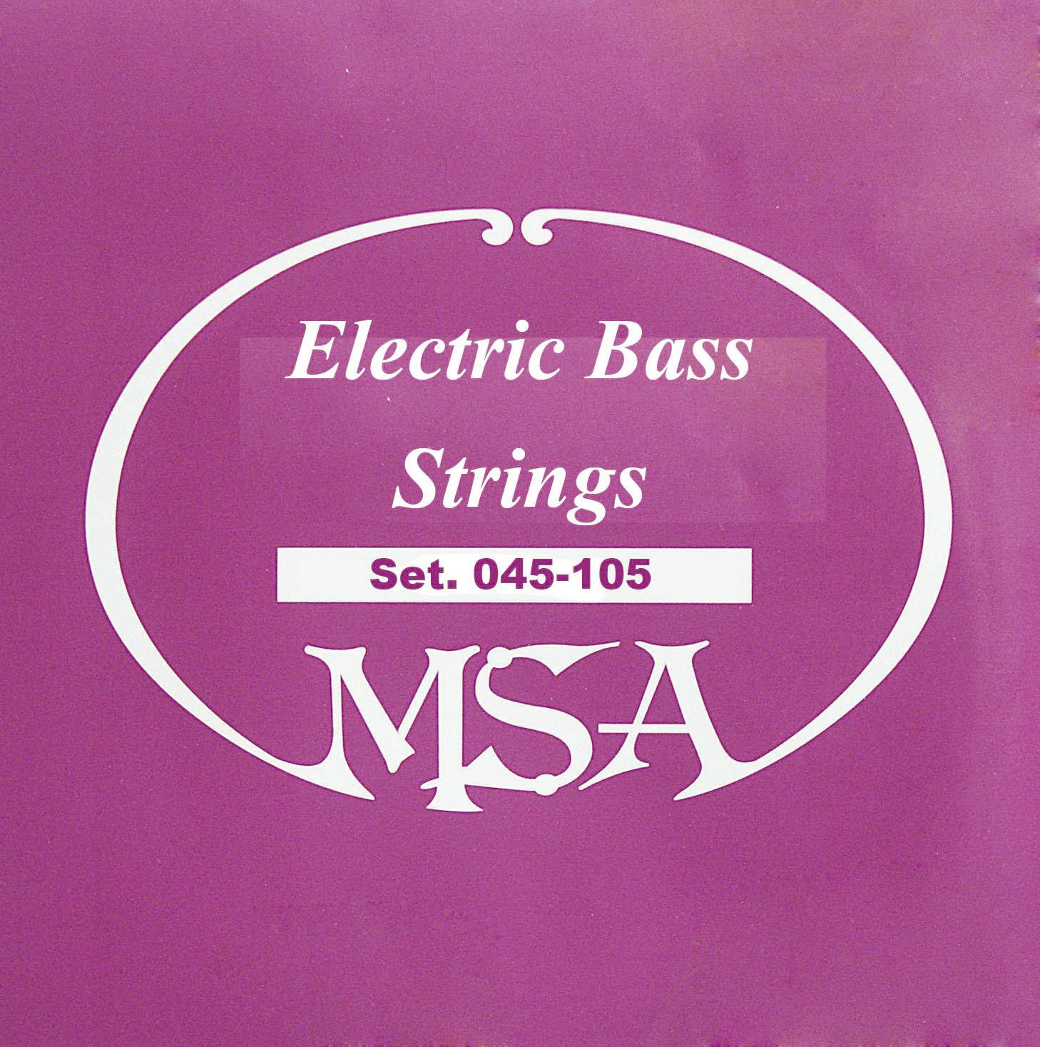 MSA Musikinstrumente Bass guitar steel string SB1 045-105