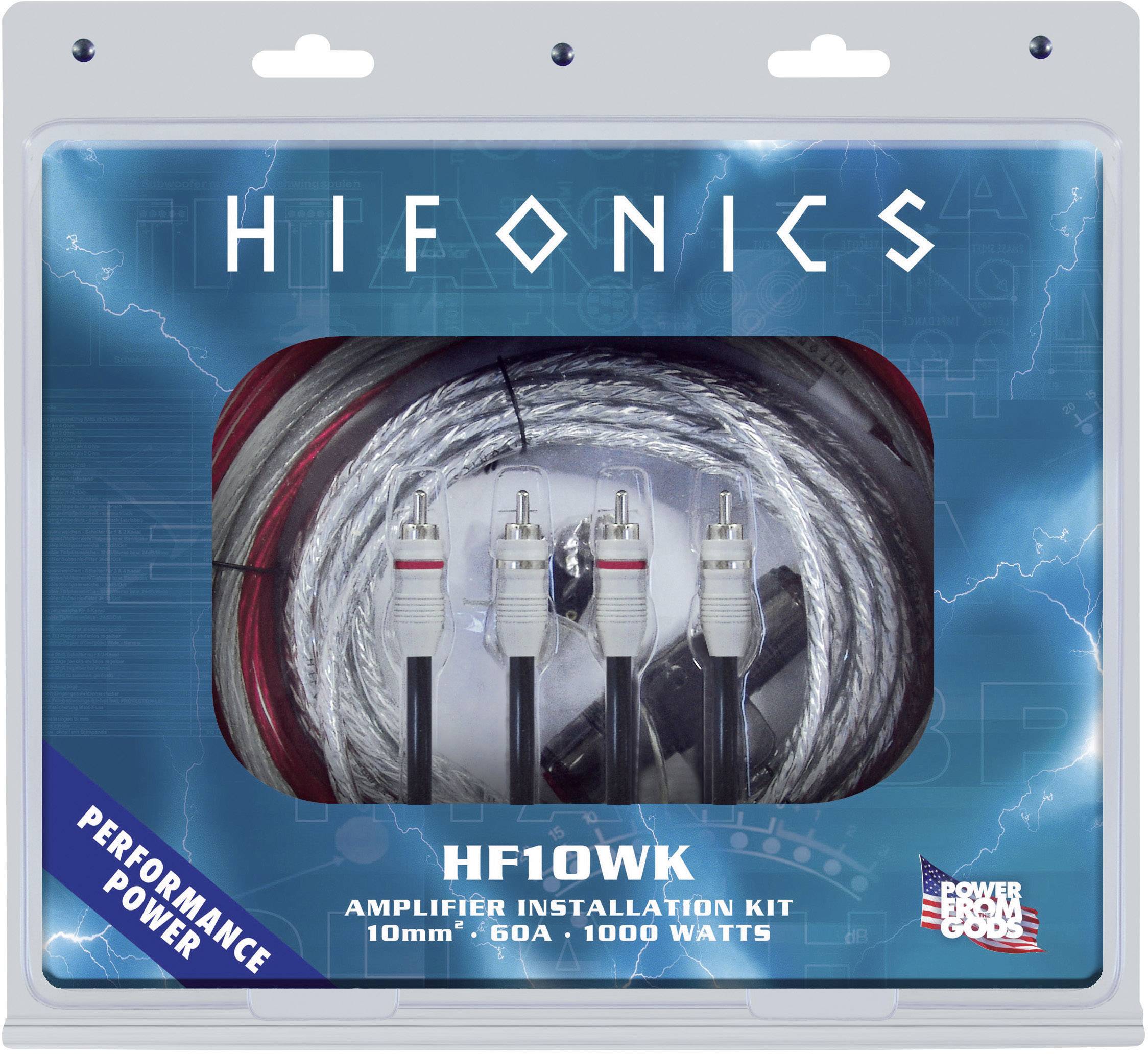 Hifonics HF10WK Car stereo headstage amp connector kit 10 mm²