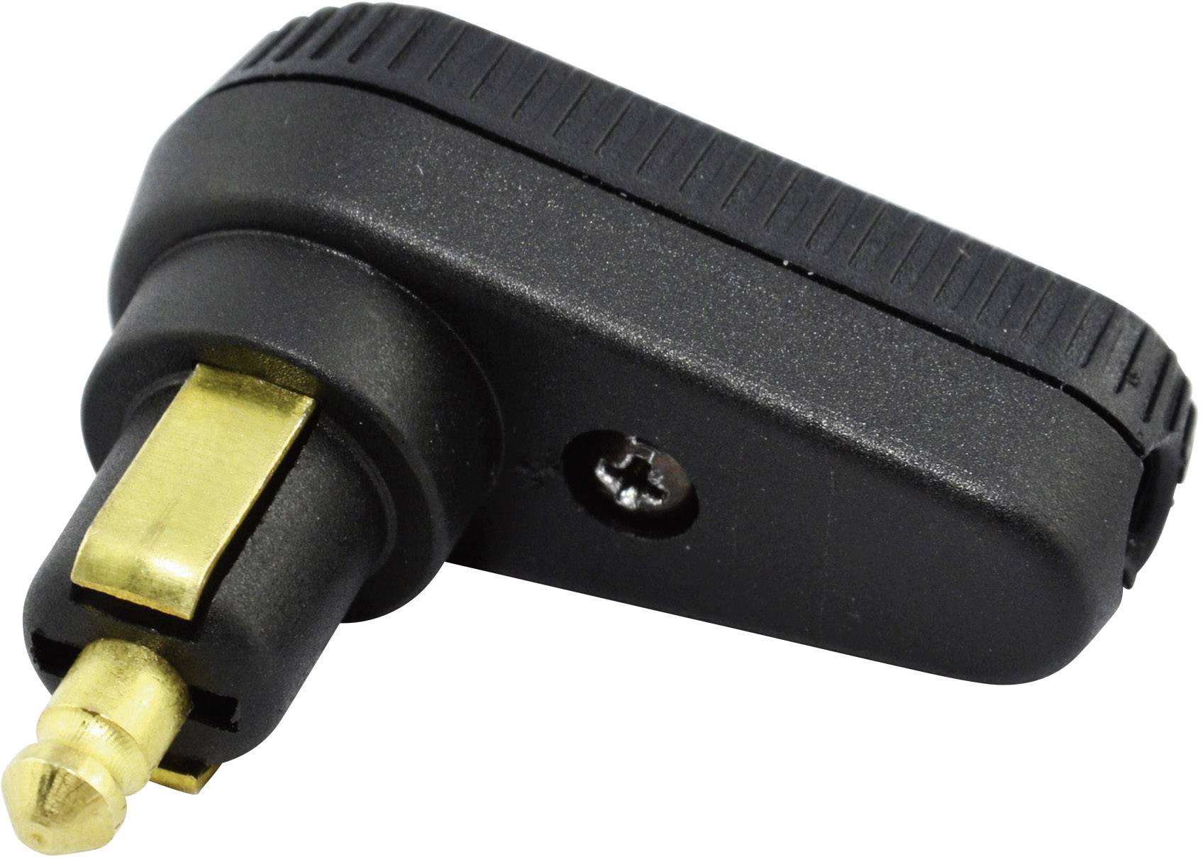 BAAS DIN right-angle plug BA12 Max. load capacity=8 A Compatible with (details) Standard plug socket Connector 6 - 24 V / DC