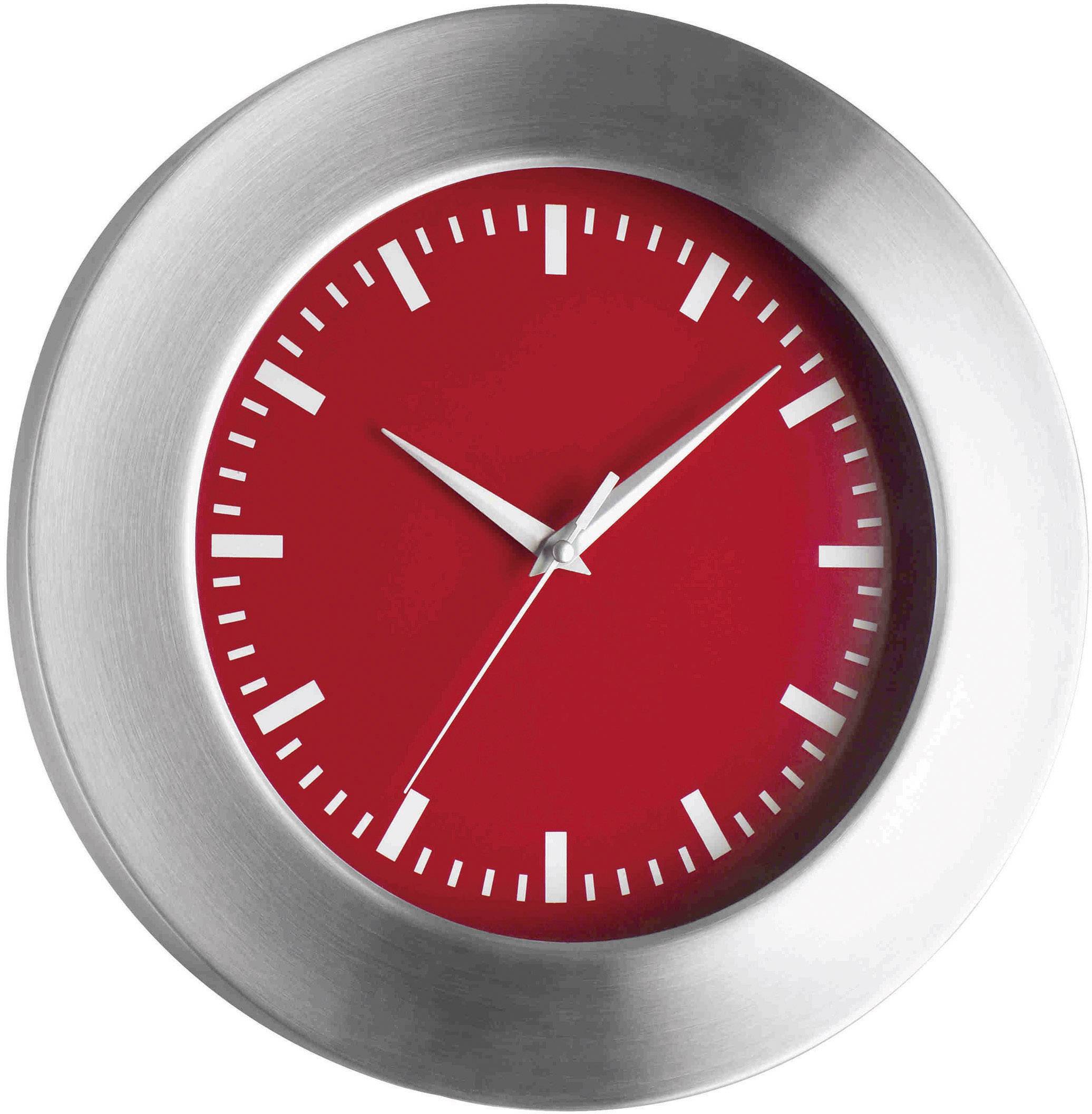 TFA Dostmann 98.1048.05 Quartz Wall clock 30 cm x 4 cm Aluminium (brushed)