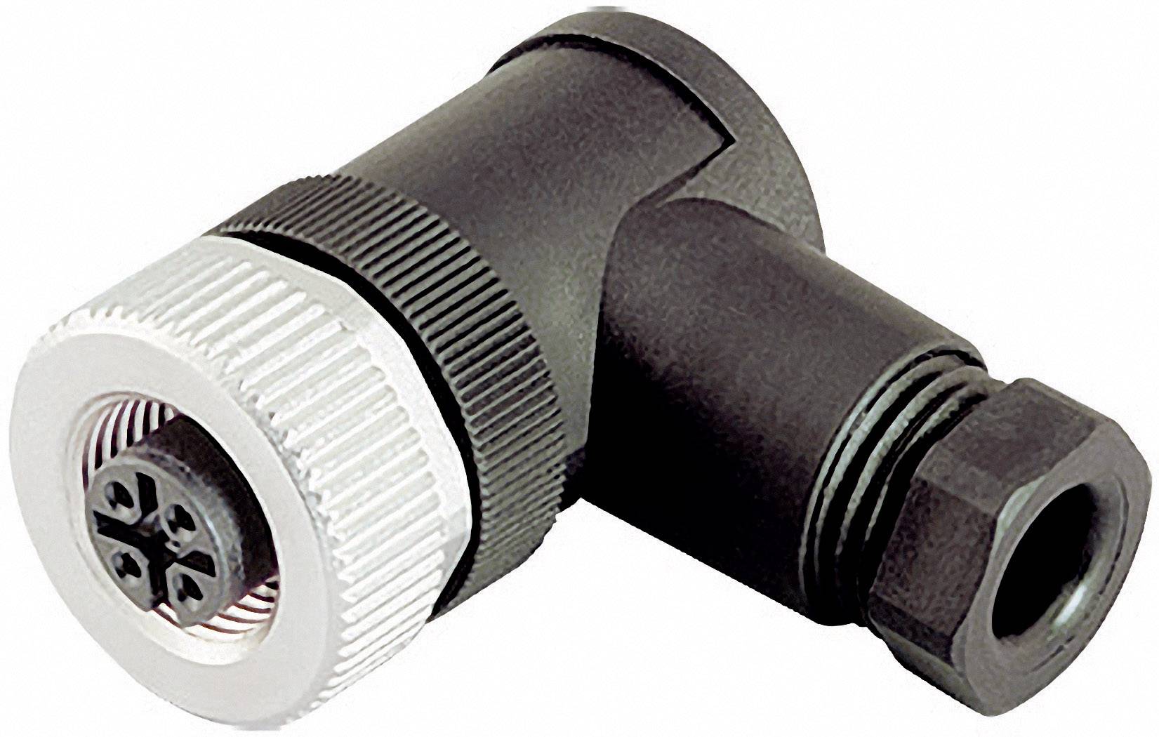 binder 99 0492 52 12 Sensor/actuator connector M12 Socket, right angle No. of pins (RJ): 12 1 pc(s)