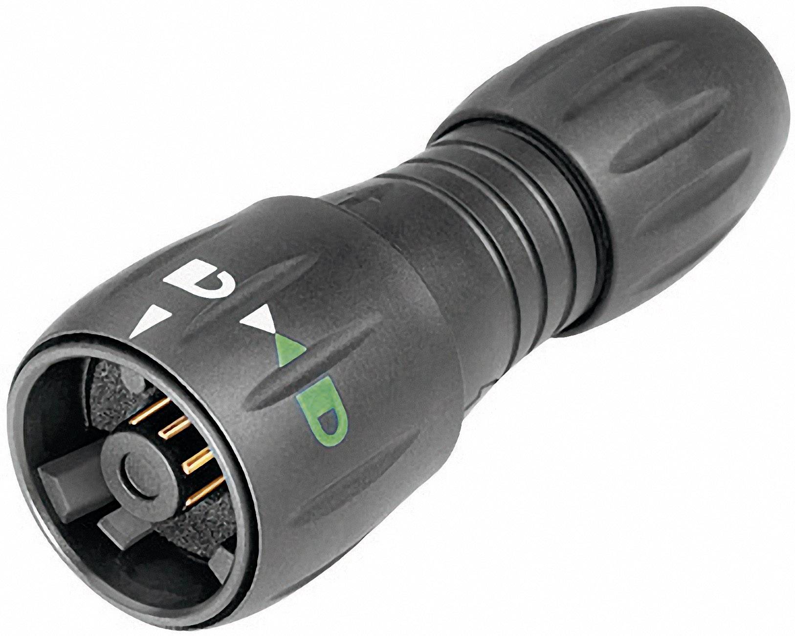 binder 99-0771-000-08 Bullet connector Plug, straight Total number of pins: 8 Series (round connectors): NCC 1 pc(s)