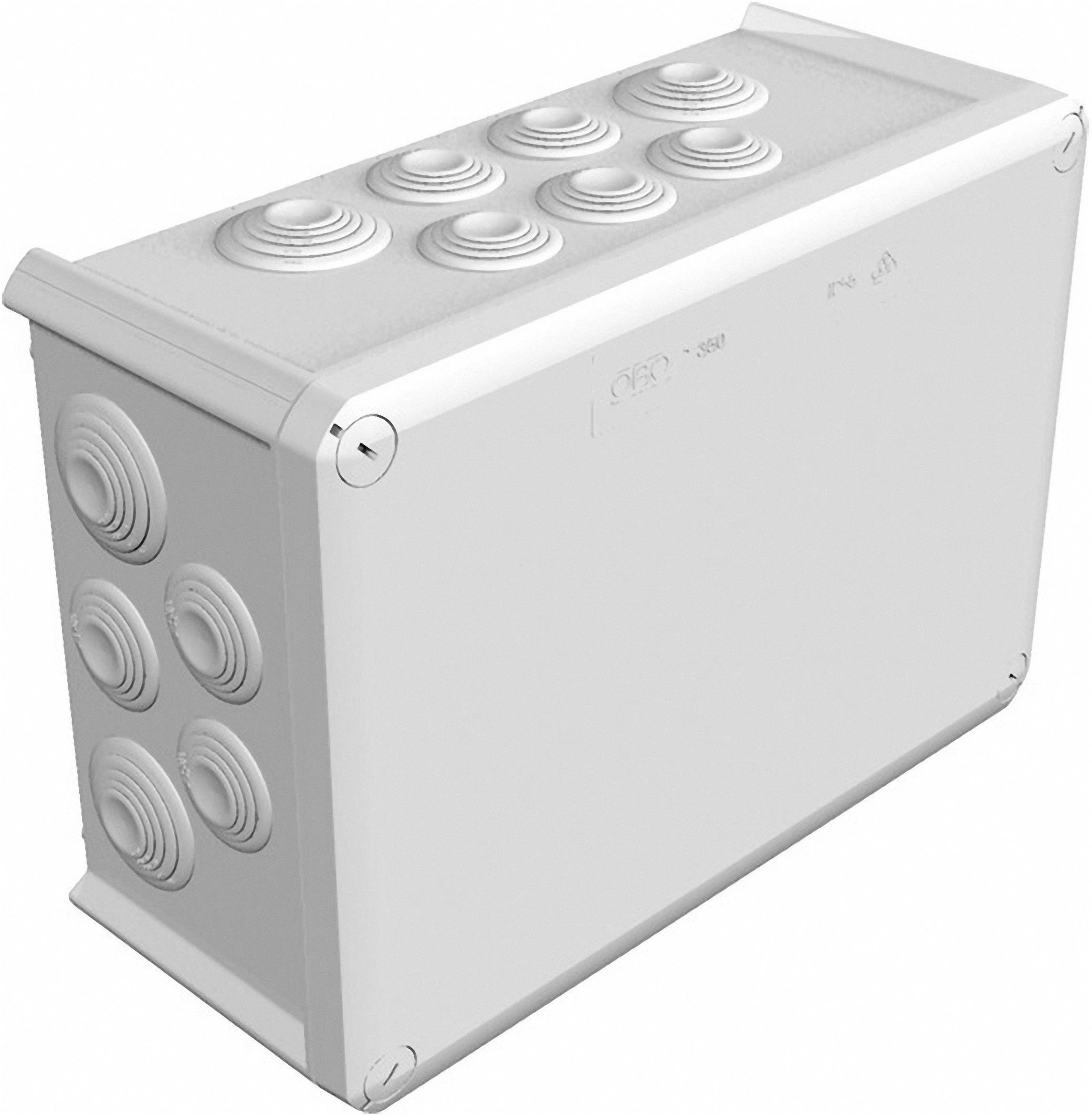OBO Bettermann 2007125K Junction box (L x W x H) 285 x 201 x 120 mm Grey-white (RAL 7035) IP66 1 pc(s)