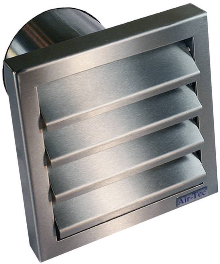 Wallair N31845 Extractor hood with backflow flap Stainless steel Suitable for pipe diameter: 10 cm