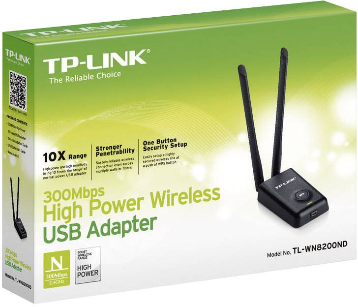 TP-LINK TL-WN8200ND Wi-Fi adapter Mini-USB B (USB 2.0) 300 MBit/s