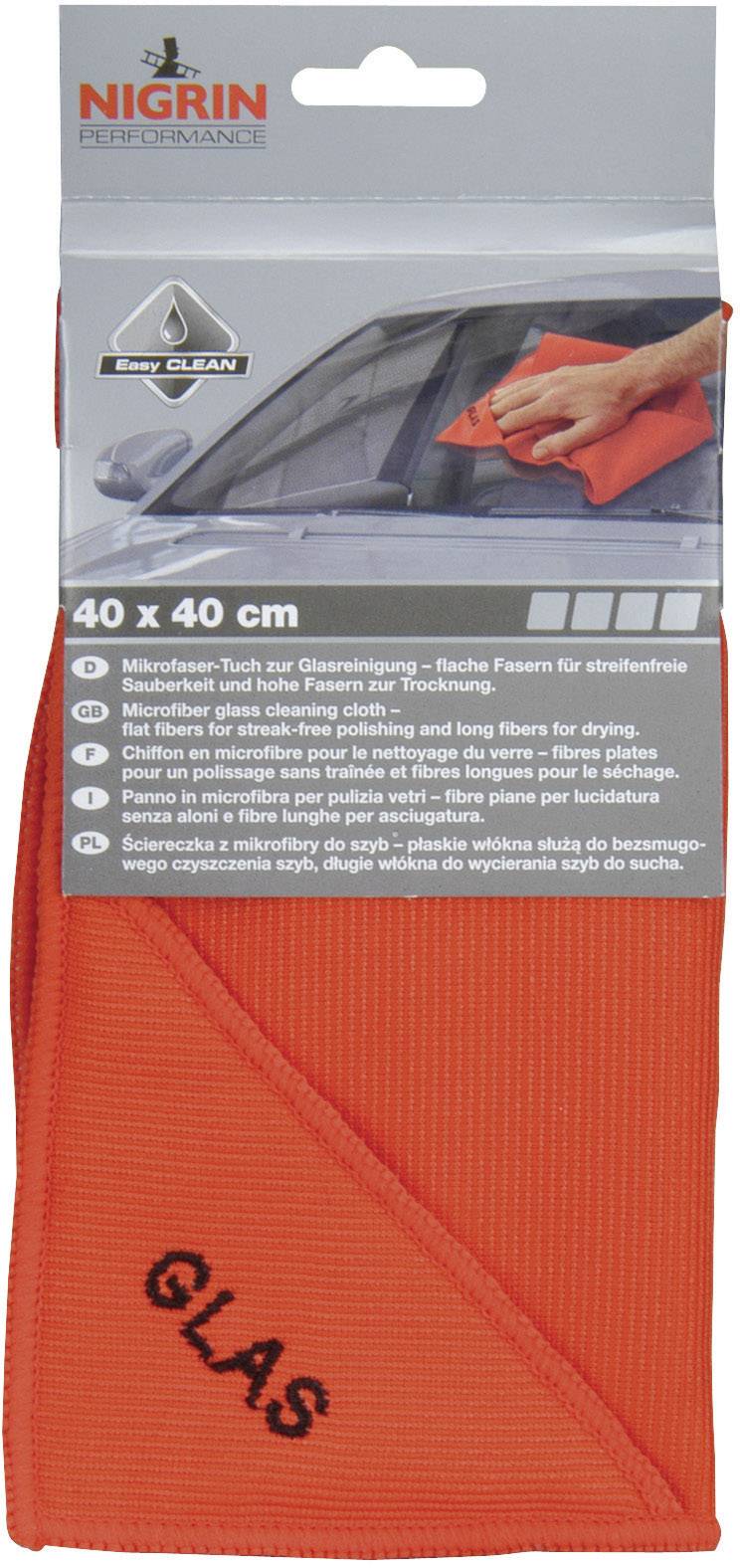 NIGRIN 71116 Glas Microfibre cloth 1 pc(s) (L x W) 40 cm x 40 cm