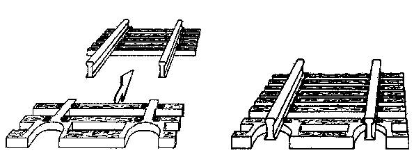 22215 N Fleischmann (w/o track bed) Flexible track , End piece 24 pc(s)