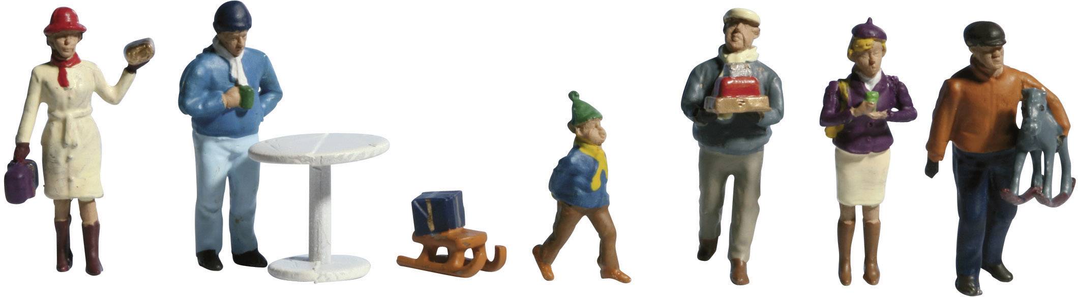 NOCH H0 Christmas market 15926 Painted, Standing