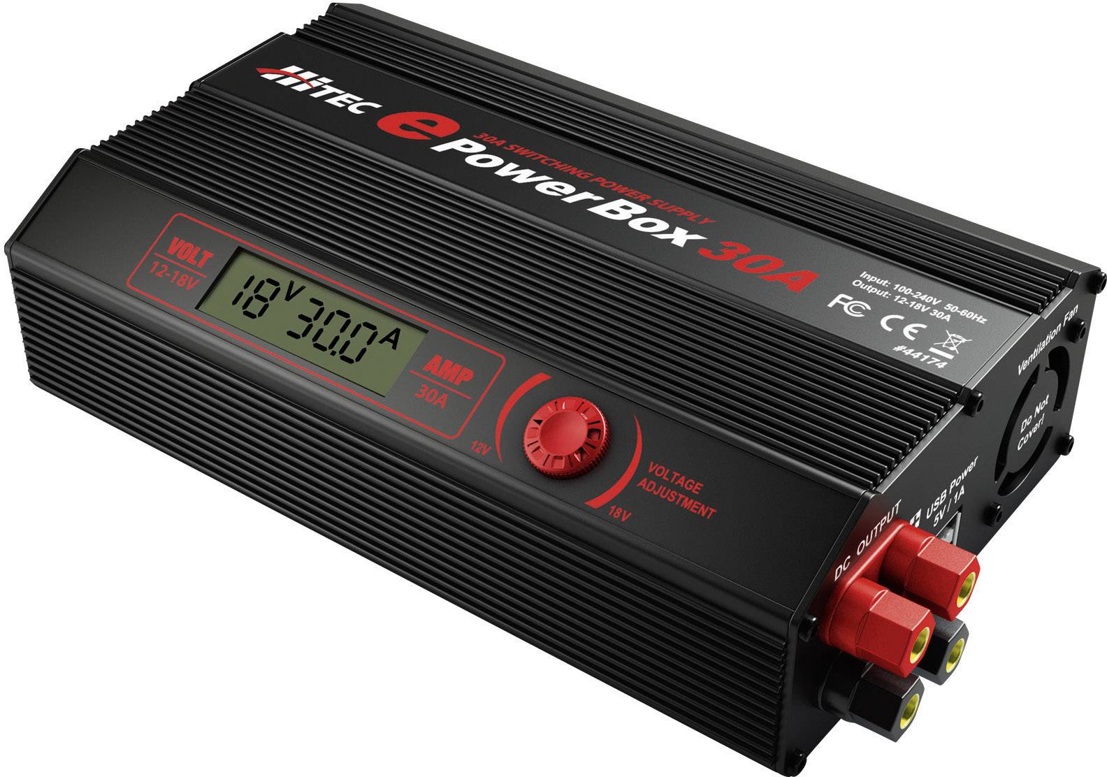 Hitec EPowerbox Scale model PSU (adjustable) 100 V AC, 230 V AC 30 A 540 W