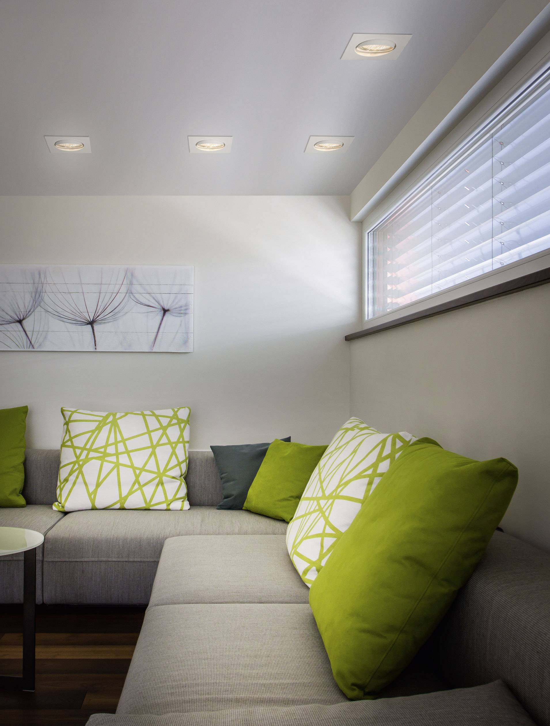 Basetech CT-3112-WH Square Recess-mount bracket GU10 35 W White