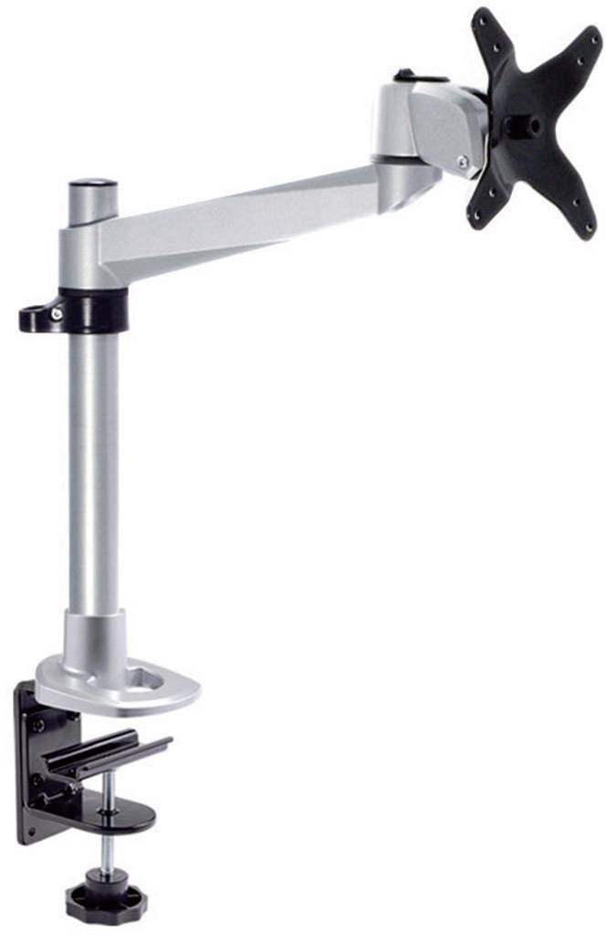 Swivel Metal Monitor Arm for Desks, with Clamp Attachment. Adjustable and Stable for Ergonomic Working.