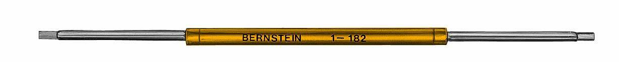 Balancing screwdriver, 6-kt. 2.6 mm SW, 4-kt. 3.0 mm Bernstein 1-182