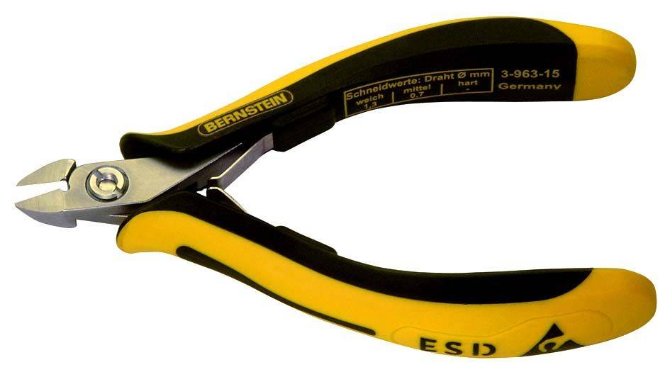 Bernstein Tools TECHNICline 3-963-15 ESD Side cutter flush-cutting 120 mm
