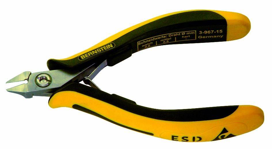 Bernstein Tools TECHNICline 3-967-15 ESD Side cutter non-flush type 120 mm
