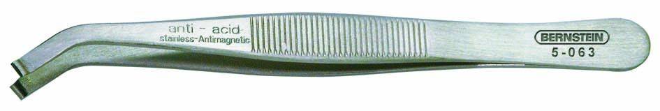 Bernstein Tools for Electronics 5-063 SMD tweezers 58 SA Rounded 115 mm