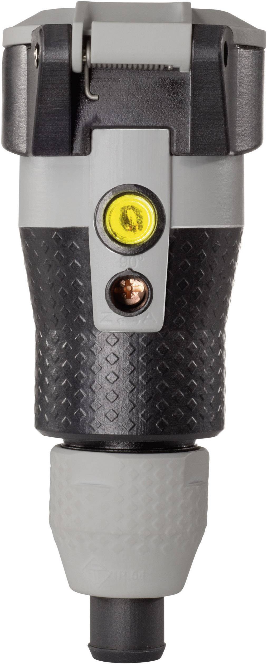 ABL Sursum 1589260 Safety mains socket Plastic + voltage display 230 V Black, Grey IP54