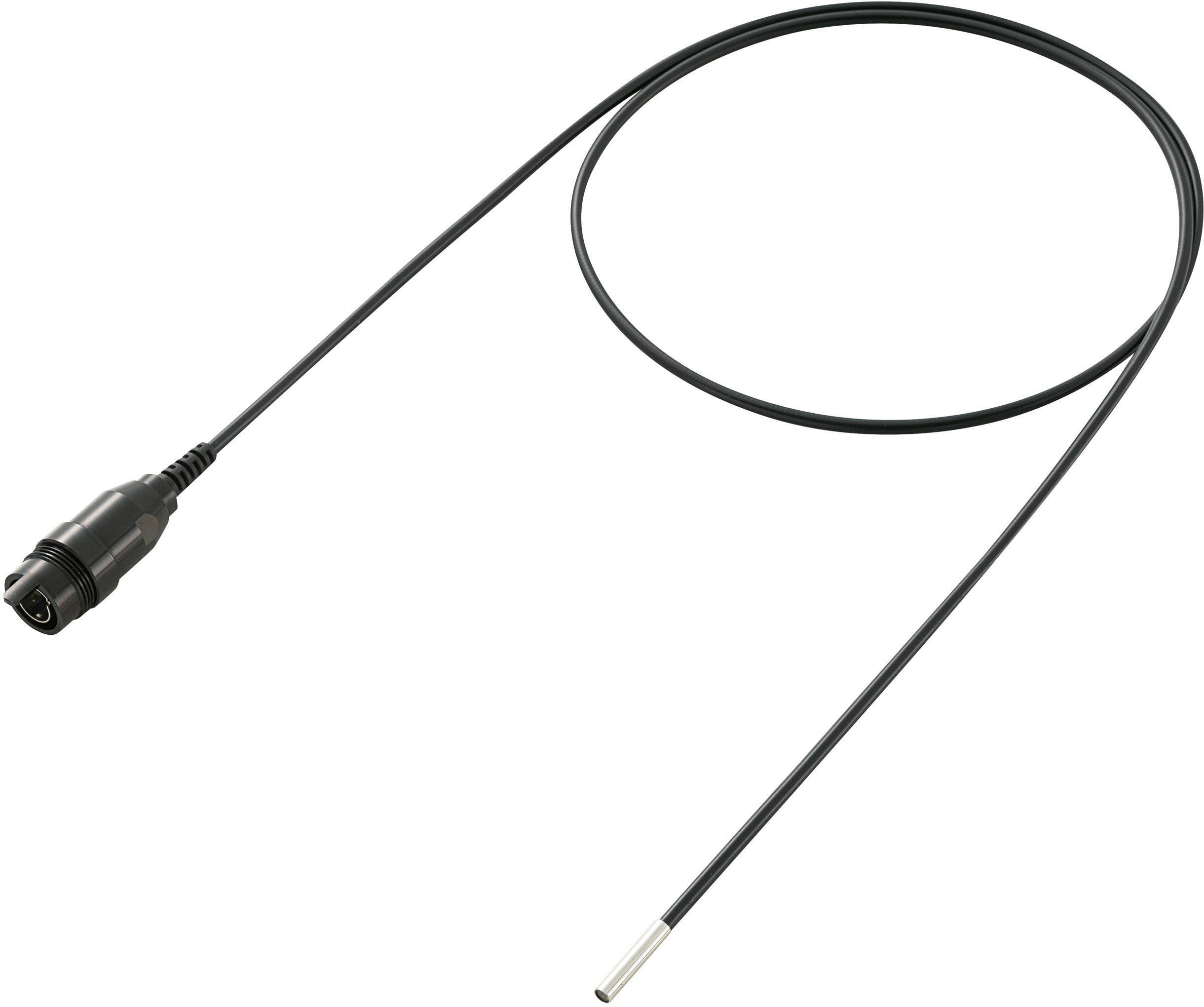 A digital temperature sensor with a long cable and round connector, suitable for precise temperature measurements in various scenarios.