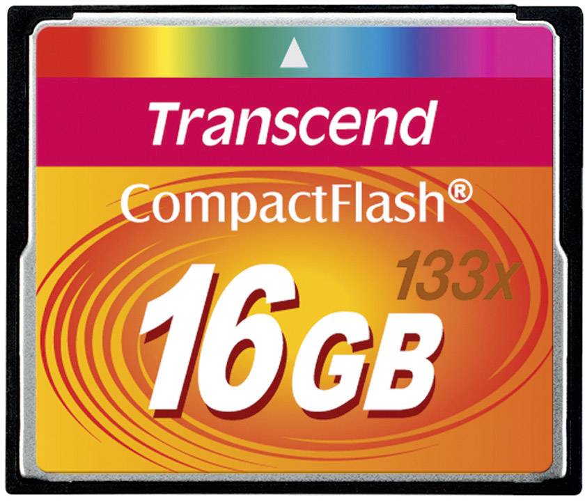 Transcend Standard 133x CompactFlash card 16 GB