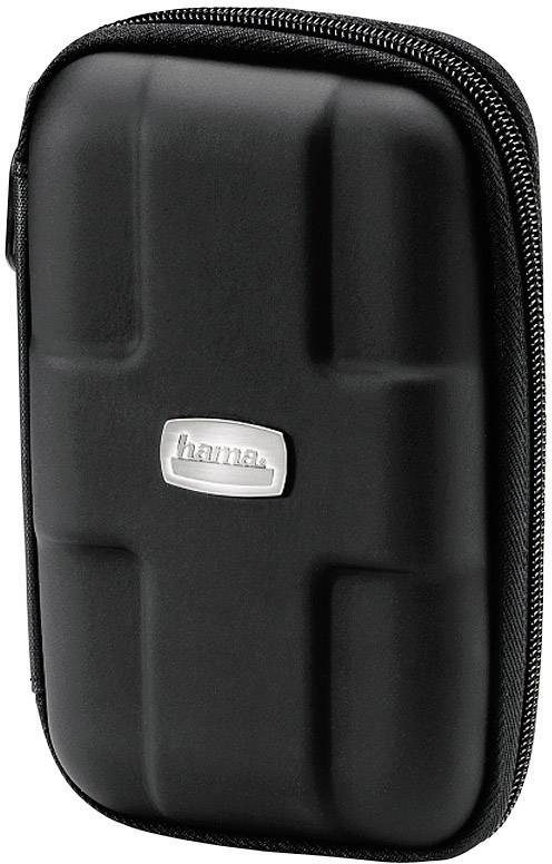 Black, sturdy case with zip and brand logo on the front. Suitable for protecting small electronic devices.