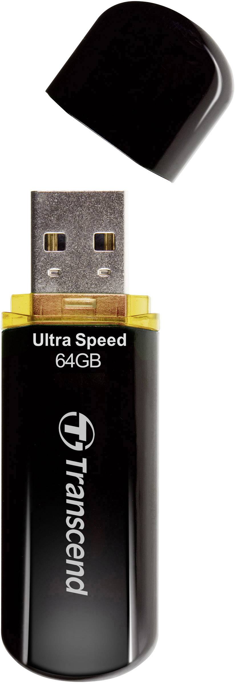 Transcend JetFlash® 600 USB stick 64 GB Black TS64GJF600 USB 2.0