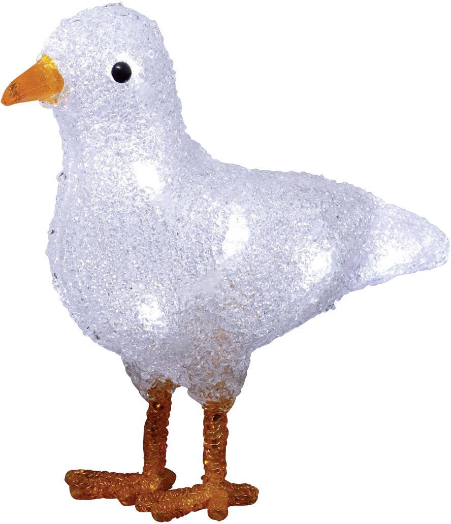 Konstsmide 6179-203 Acrylic figurine Seagull Cool white LED (monochrome) White