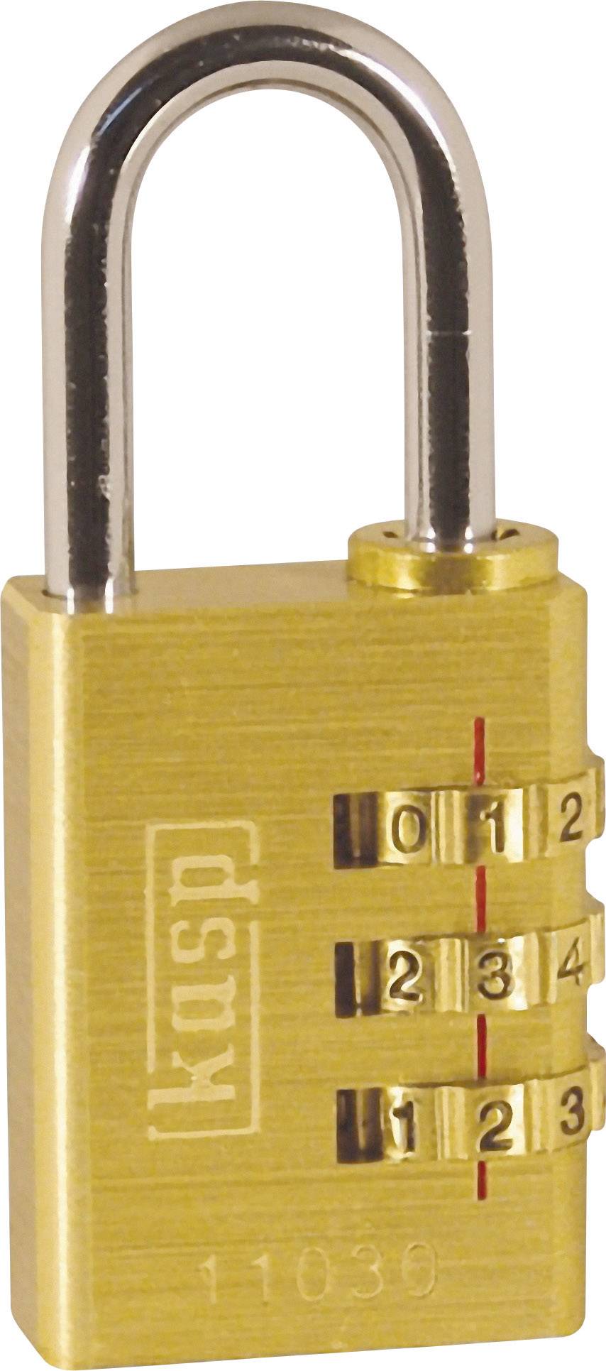 Kasp K11030D Padlock 32 mm Gold yellow Combination