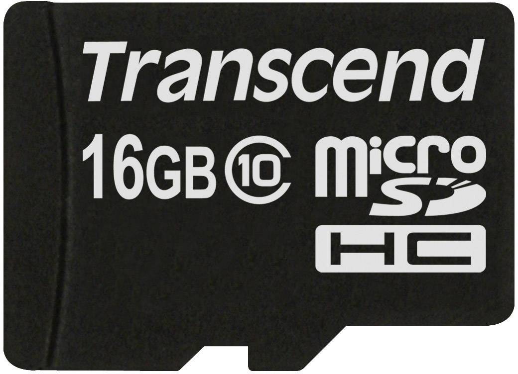 Transcend Premium microSDHC card Industrial 16 GB Class 10