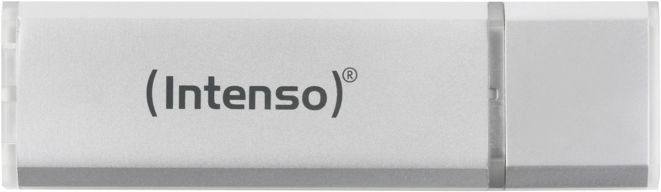 Intenso USB stick in silver.