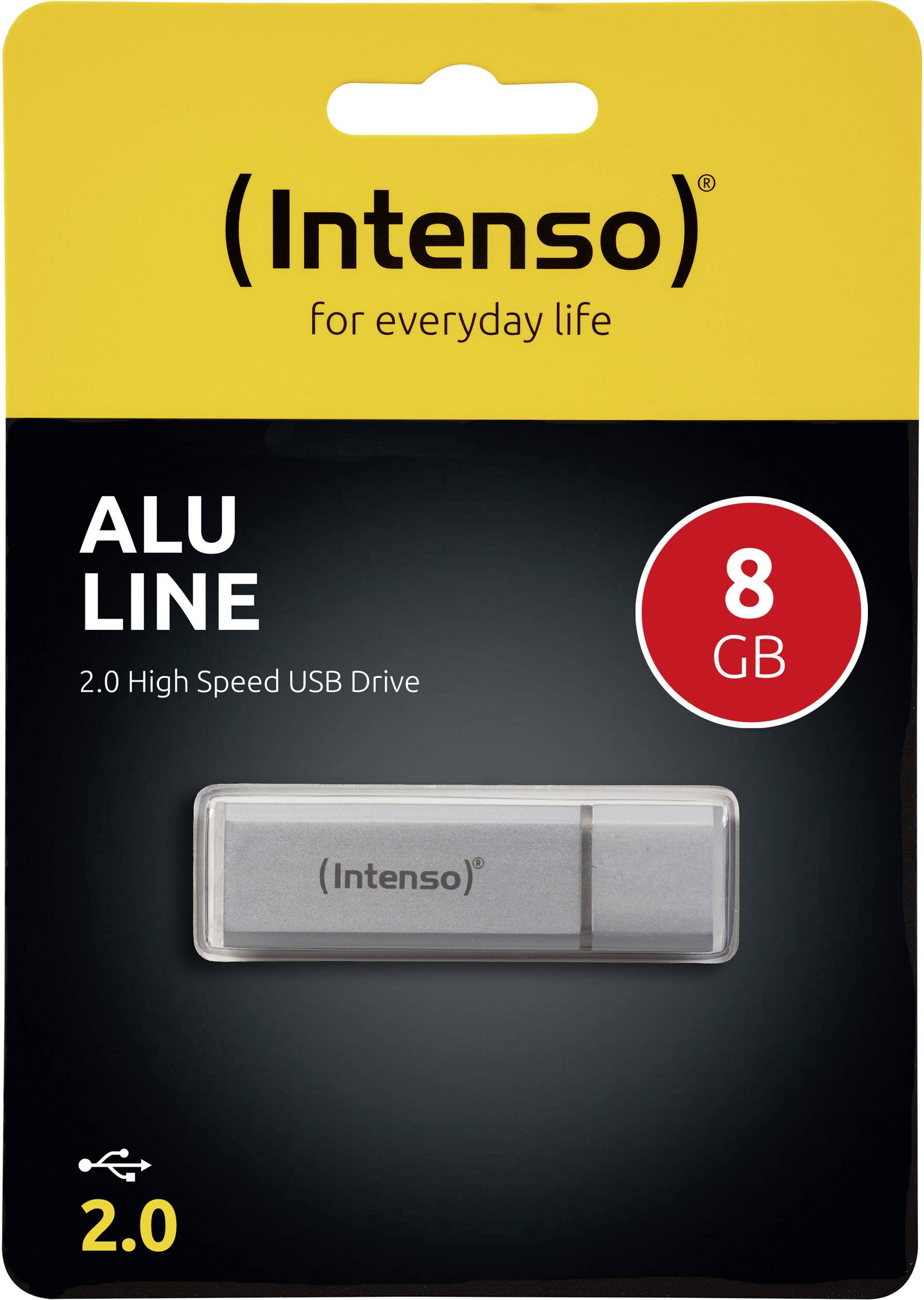 Intenso Alu Line USB stick 8 GB Silver 3521462 USB A (USB 2.0)