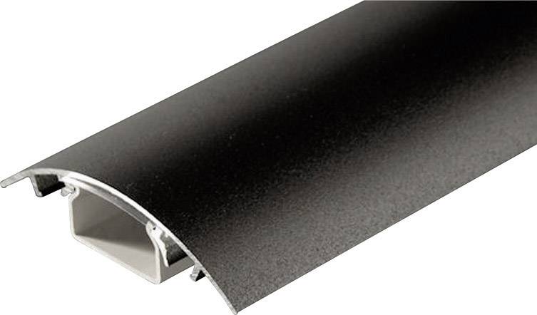 Alunovo SM90-025 Cable duct (L x W x H) 250 x 80 x 20 mm 1 pc(s) Black (matt)