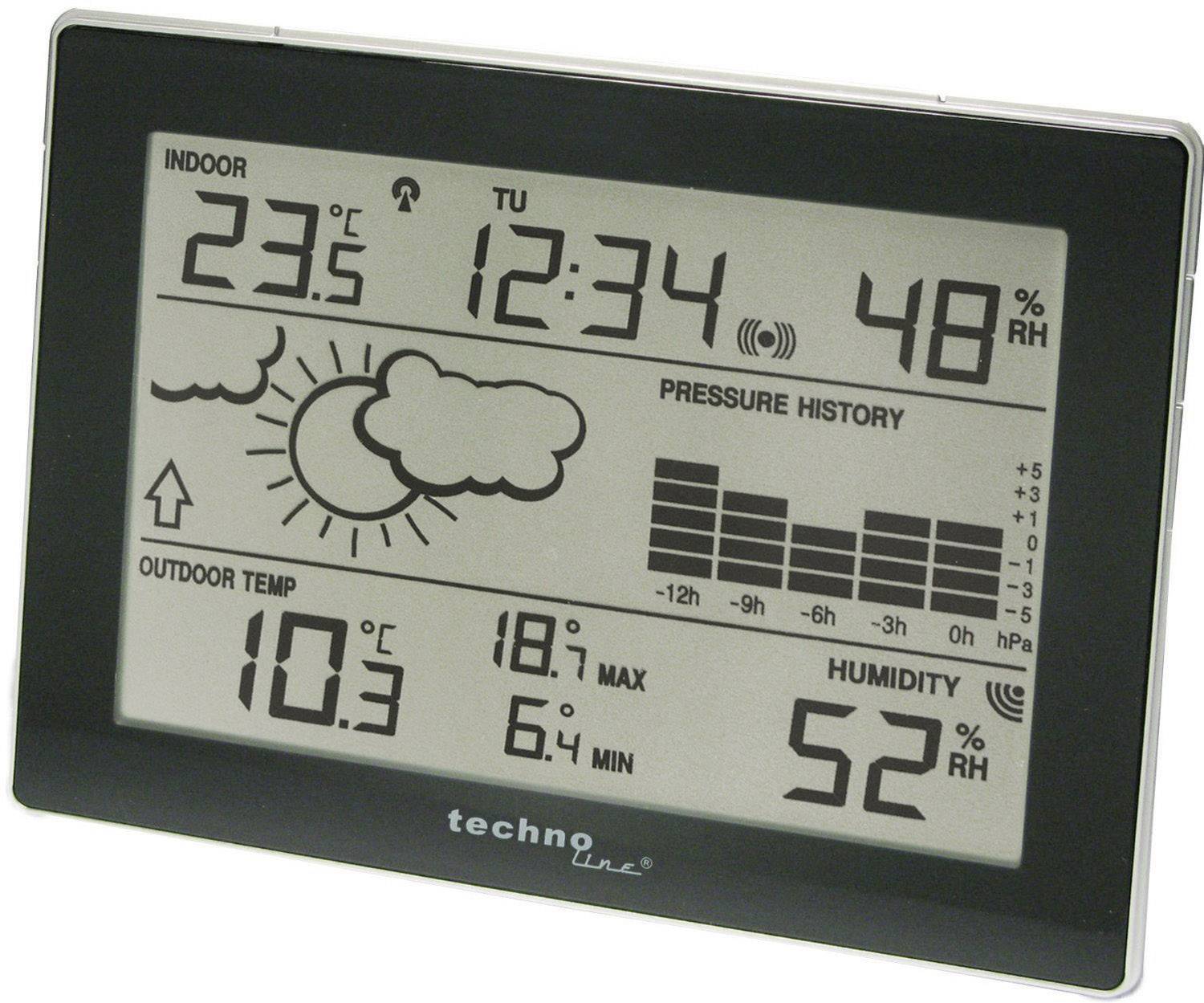 Techno Line WS 9274 Wireless digital weather station Forecasts for 12 to 24 hours