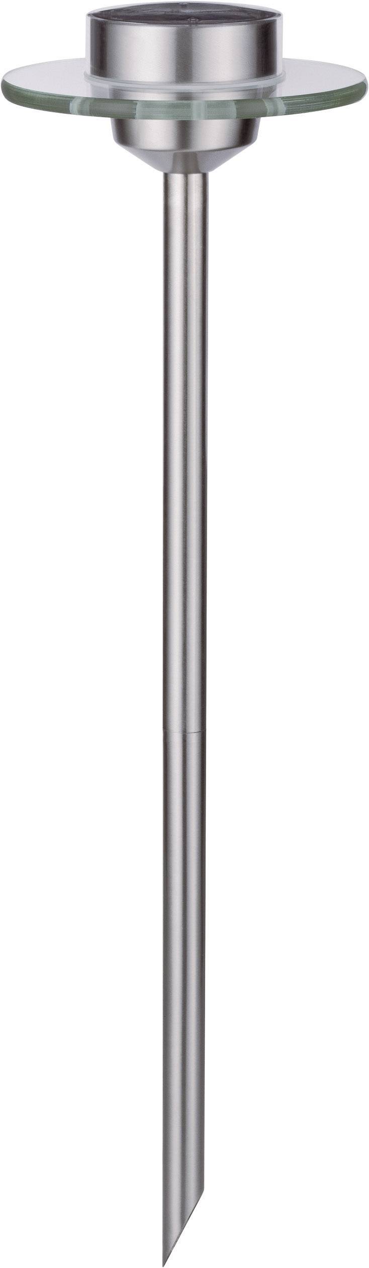 Solar garden light 0.2 W N/A Paulmann 93764 Ufo Stainless steel, Clear