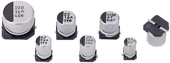 Weltron Electrolytic capacitor SMD 100 µF 10 V DC 20 % (Ø x H) 6.3 mm x 5.5 mm