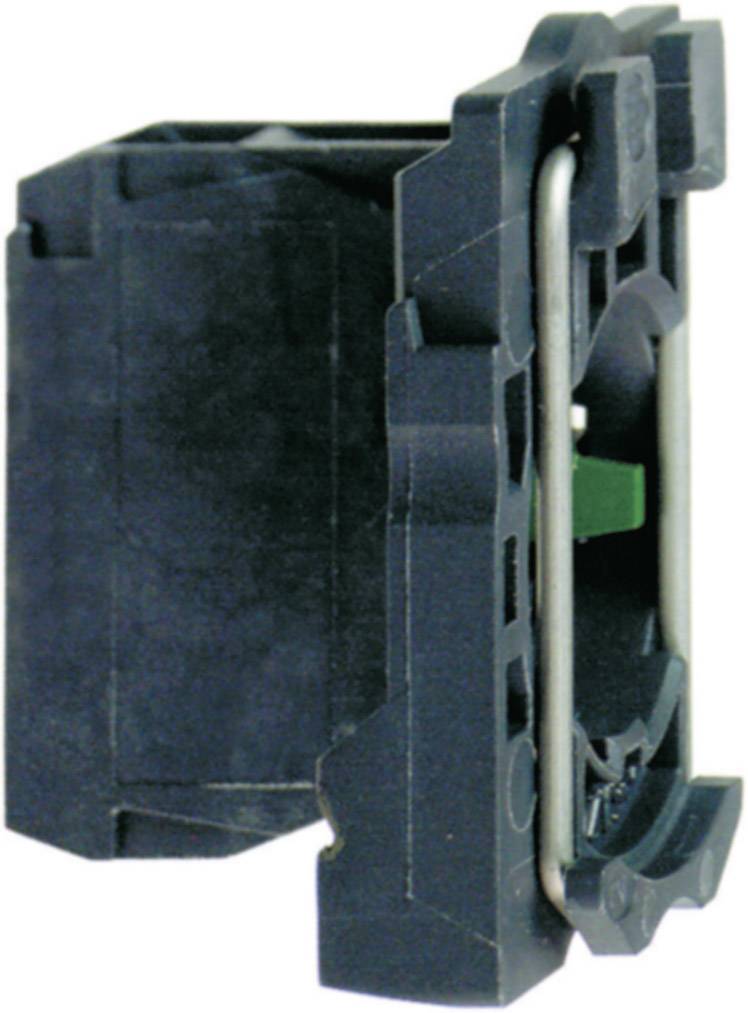 Industrial switch in a black housing; rectangular with a green internal element, shown from the side. Key component of technical devices.